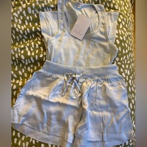 Women's Light Blue Pajama Set